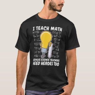 Jag studerar Math för att forskarlärarna Heroes Li T Shirt