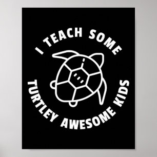 Jag studerar några Turtley Fantastisk Kids - Lärar Poster