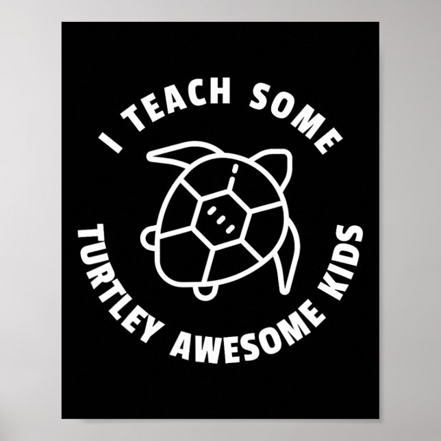 Jag studerar några Turtley Fantastisk Kids - Lärar Poster (Framsidan)
