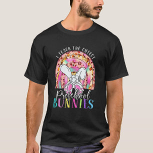 Jag studerar pastan "Cutest Preschool Bunnies Teac T Shirt