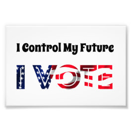Jag styr min framtid - jag röstar fototryck