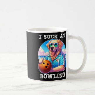 Jag Suck på Bowling Funny Joke Byll Bowlareare Cit Kaffemugg