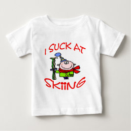 Jag Suck på Skiing T Shirt