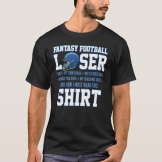 Jag suger på Fantasy Football Loser Par T Shirt