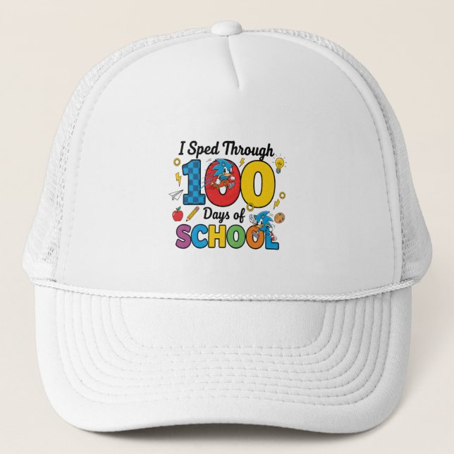 Jag Susade Genom 100 Skoldagar Pojk Spelare  Keps (Framsida)