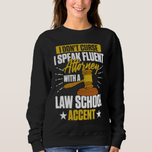 Jag svär inte, jag talar flytande advokat med en l t shirt