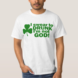 Jag svär till den berusade I-förmiddagen inte T Shirt