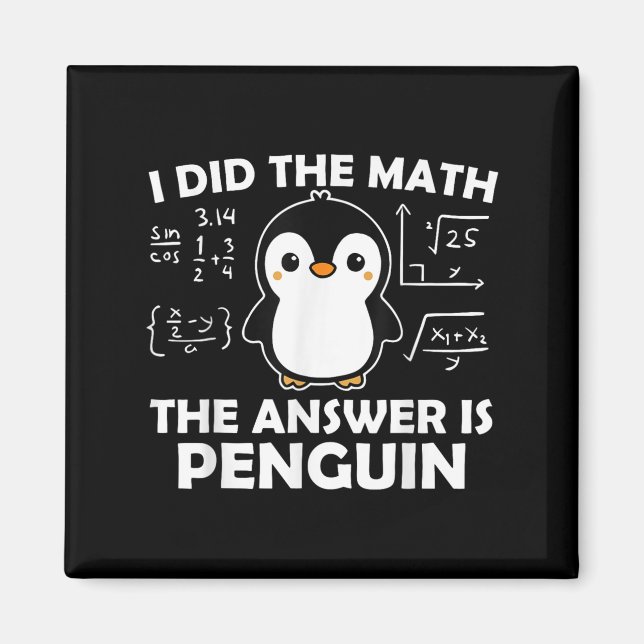 Jag svarade på Cute Nerdy Des. Magnet (Framsidan)