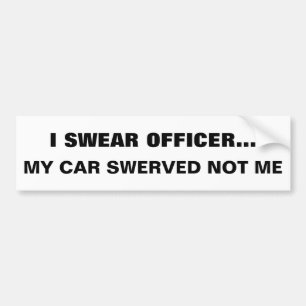 "JAG SVARAR OFFICER... MIN BIL-FIL SOM INTE ÄR ME BILDEKAL