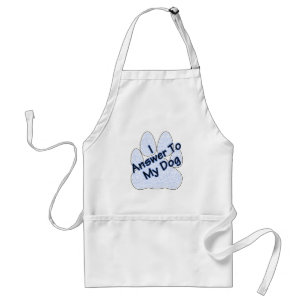 Jag svarar på min Hund W/Tass-kokande Apron Förkläde