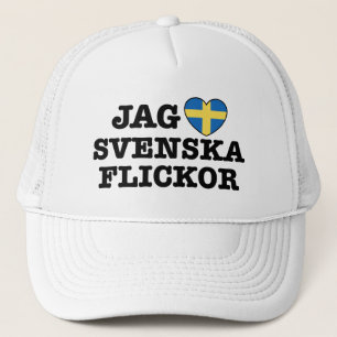 Jag Svenska Flickor Truckerkeps
