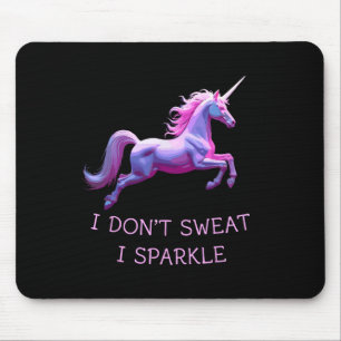 Jag svenskar inte Unicorn Humor Funny Gym Tee Work Musmatta