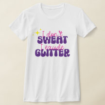 Jag sveper inte ut Glitter Rolig tröja