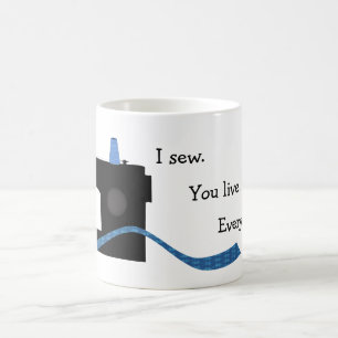 Jag syr dig den direkt roliga sömnaddesignen kaffemugg