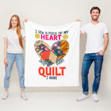 Jag syr en bit av min hjärta Quilting
