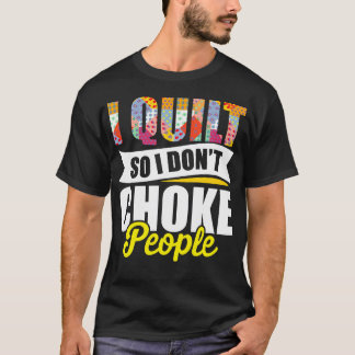 Jag syr täcken så jag inte kväver människor Sömnad T Shirt