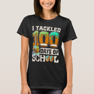 Jag Tacklade 100 Dagar Av Skolans Fotboll Glass Dr T Shirt