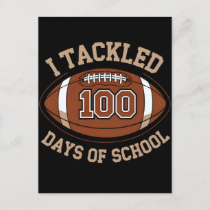 Jag Tacklade 100 Dagar Av Skolfotboll Helg Vykort