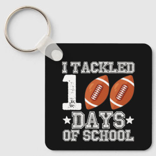 Jag Tacklade 100 Dagar Skolfotboll Nyckelring