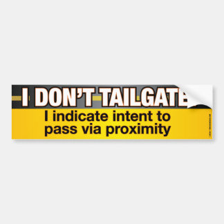 Jag Tailgate Funny Bildekal