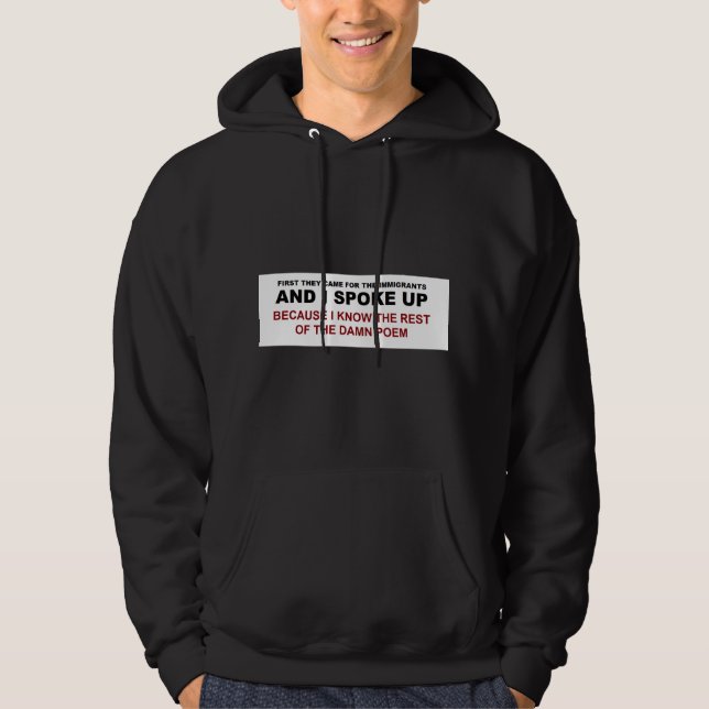Jag talade om hoodie (Framsida)