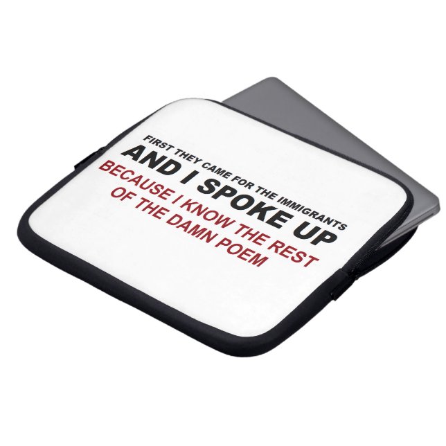 Jag Talade Ut Laptop Fodral (Framsida topp)