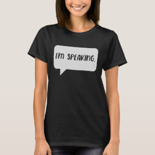 Jag talar citat t shirt