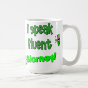 Jag talar den flytande Blarneymuggen Kaffemugg