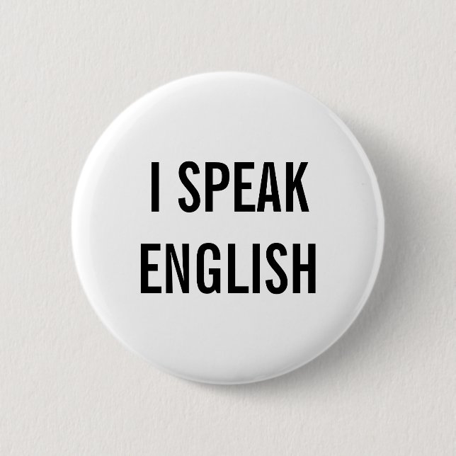 JAG TALAR ENGLISH BUTTON KNAPP (Framsida)