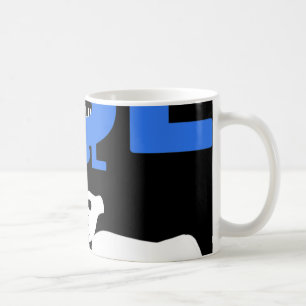 Jag talar Fluent ASL. ASL Hand Sign Language Döv P Kaffemugg