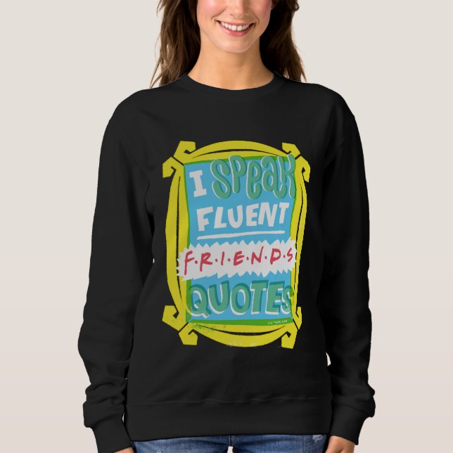 Jag talar Fluent FRIENDS™-offerter - hål T Shirt (Framsida)