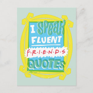 Jag talar Fluent FRIENDS™-offerter - hål Vykort