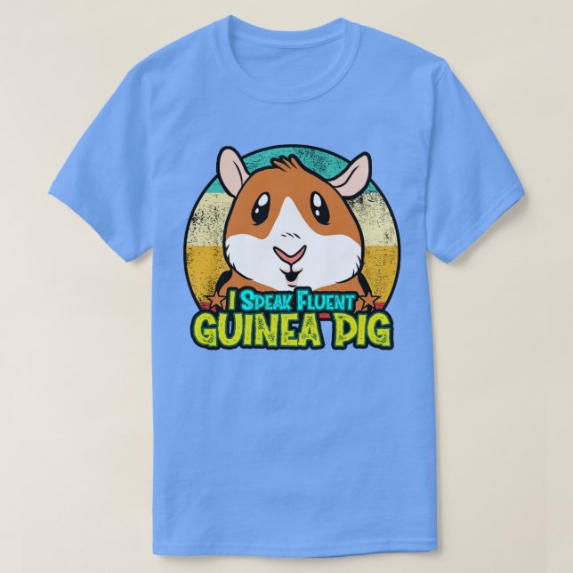 Jag talar Fluent Guinea Gris T Shirt (Design framsida)