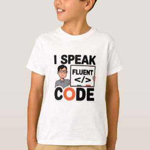 Jag talar Fluent-kod T Shirt