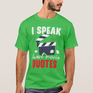 Jag talar Fluent Movie citerar film Film Cinema fr T Shirt