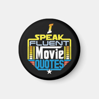 Jag talar Fluent Movie Quotes Magnet