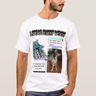 Jag talar Fluent Woof T Shirt
