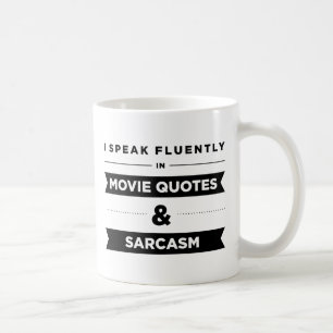 Jag talar Fluently i filmcitationstecken- och Kaffemugg