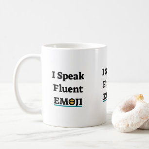 Jag Talar Flytande Emoji Kaffemugg
