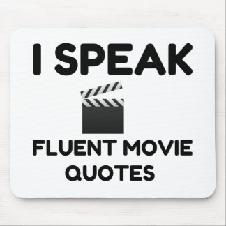 Jag talar flytande filmcitat musmatta