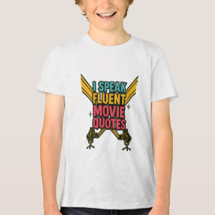 Jag talar flytande filmcitat Neon Hollywood konst T Shirt