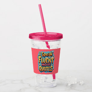 Jag talar flytande filmcitat Retro-filmklipp Take Away Mugg