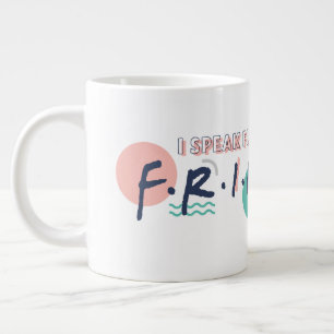 Jag talar flytande FRIENDS™ Citat Jumbo Mugg