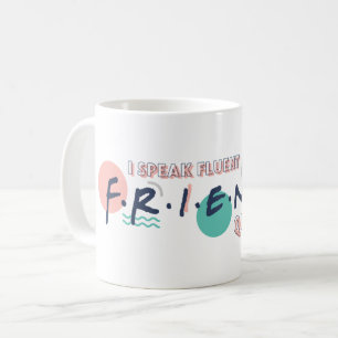 Jag talar flytande FRIENDS™ Citat Kaffemugg