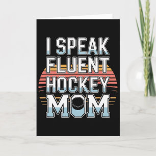 Jag Talar Flytande Hockey Mamma Rink Liv Is Kort