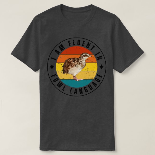 Jag talar flytande höns 22 t shirt (Design framsida)