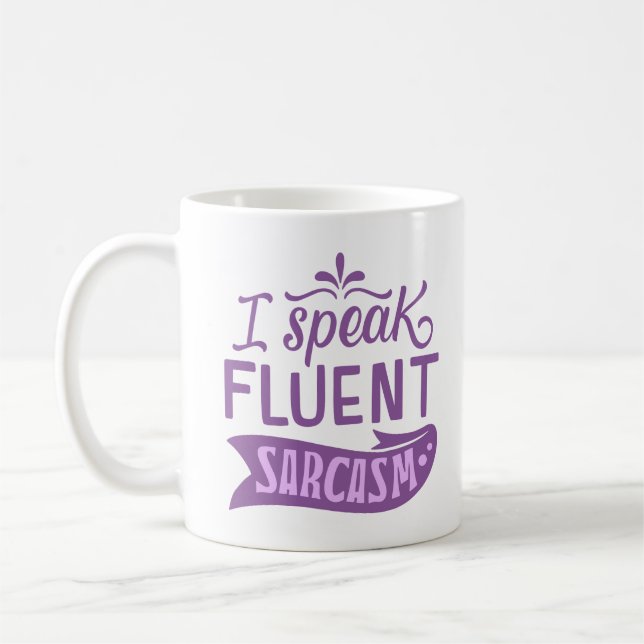 JAG Talar flytande SARKASM Kaffemugg (Vänster)