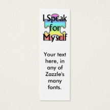 Jag talar för mig själv