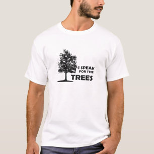 Jag talar för träd t shirt