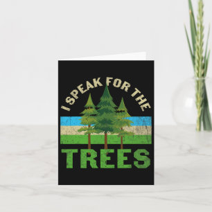Jag Talar För Träd Tröja Miljö Earth Da Kort